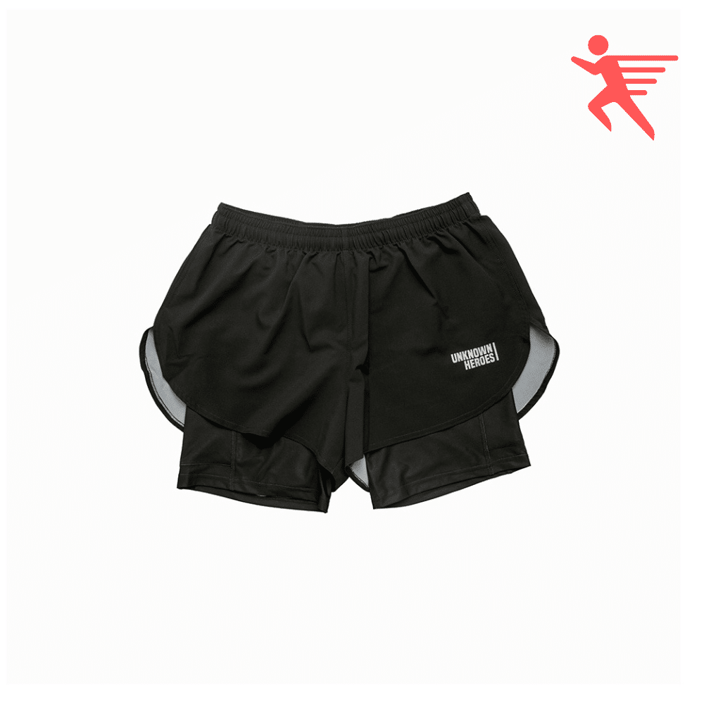 Pro 2in1 Shorts PURE Black Women