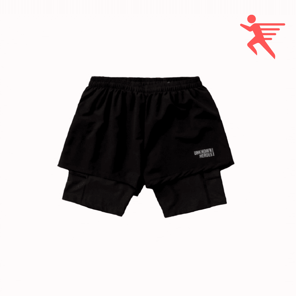 Pro 2in1 Shorts PURE Black Men